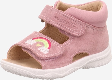 Chaussures ouvertes 'Polly' SUPERFIT en rose : devant