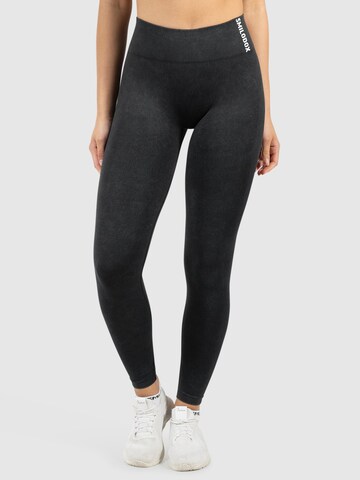 Smilodox Skinny Leggings ' Sonnia ' in Zwart: voorkant