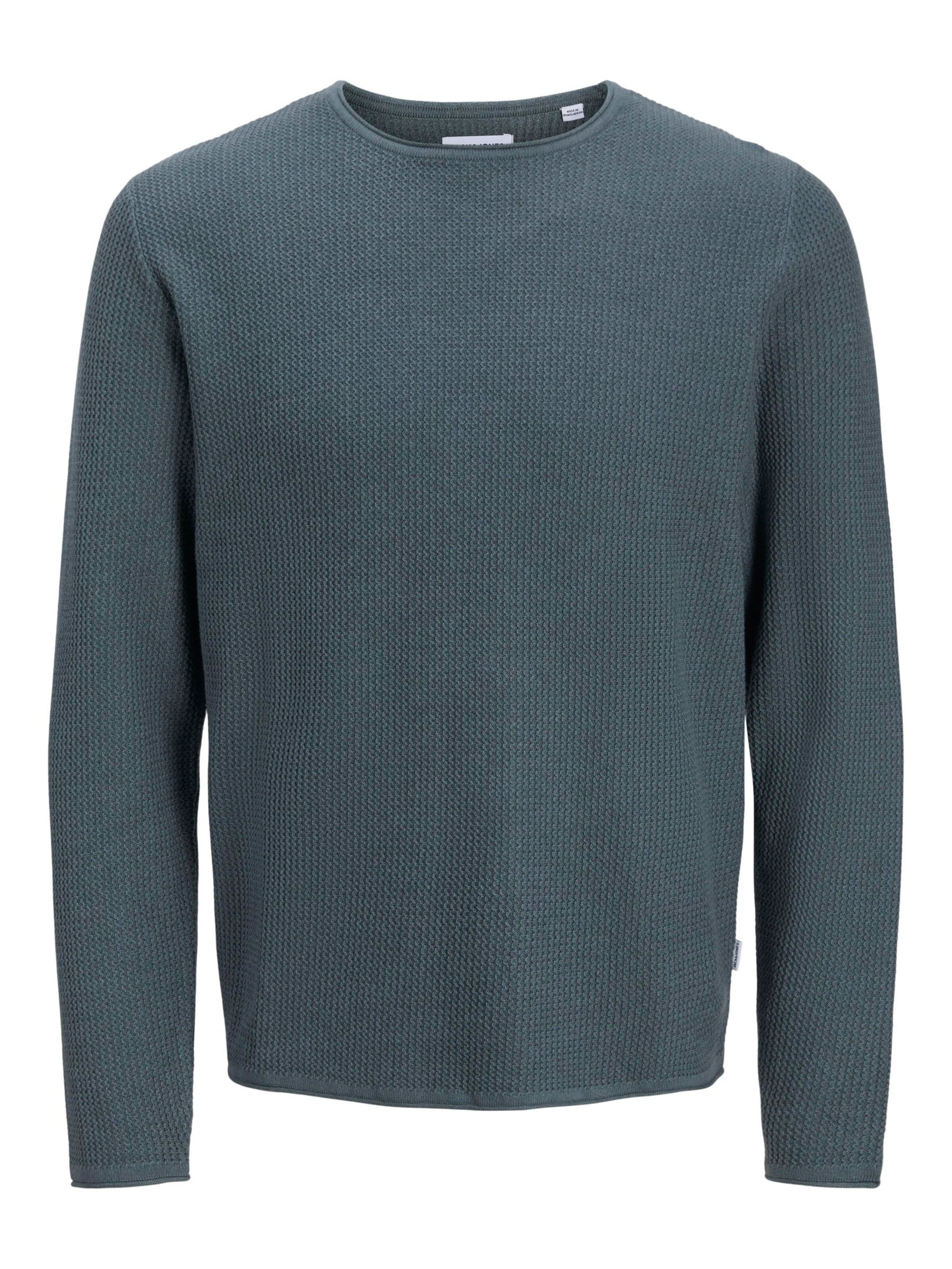 JACK & JONES Sweater 'JJECOOPER' in Grey: front