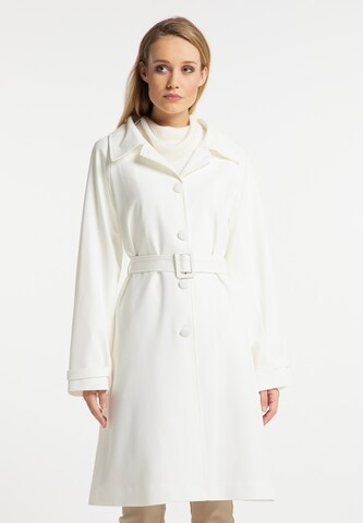 DreiMaster Klassik Between-Seasons Coat in White: front