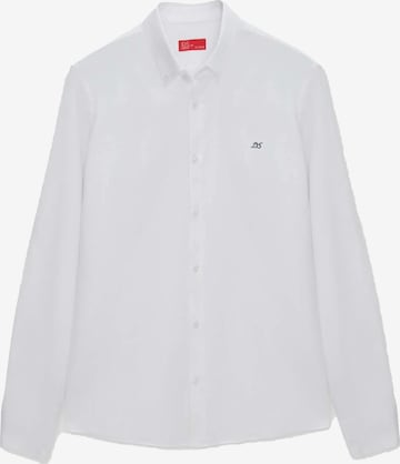 D’S Damat Regular fit Button Up Shirt in White: front