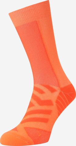 On Спортивные носки в Оранжевый: спереди