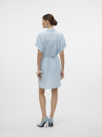 VERO MODA Blousejurk 'VMLinn' in Blauw
