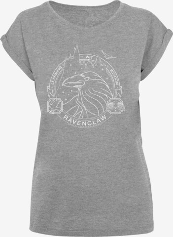 F4NT4STIC T-Shirt 'Harry Potter Ravenclaw Seal' in Grau: predná strana