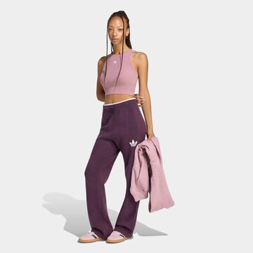 ADIDAS ORIGINALS Pyjamahose in Lila: Vorderseite