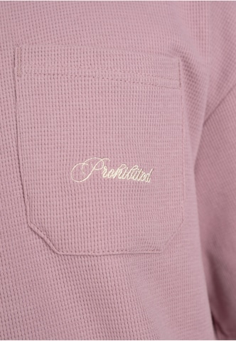 Prohibited Shirt 'Seaside' in Lila