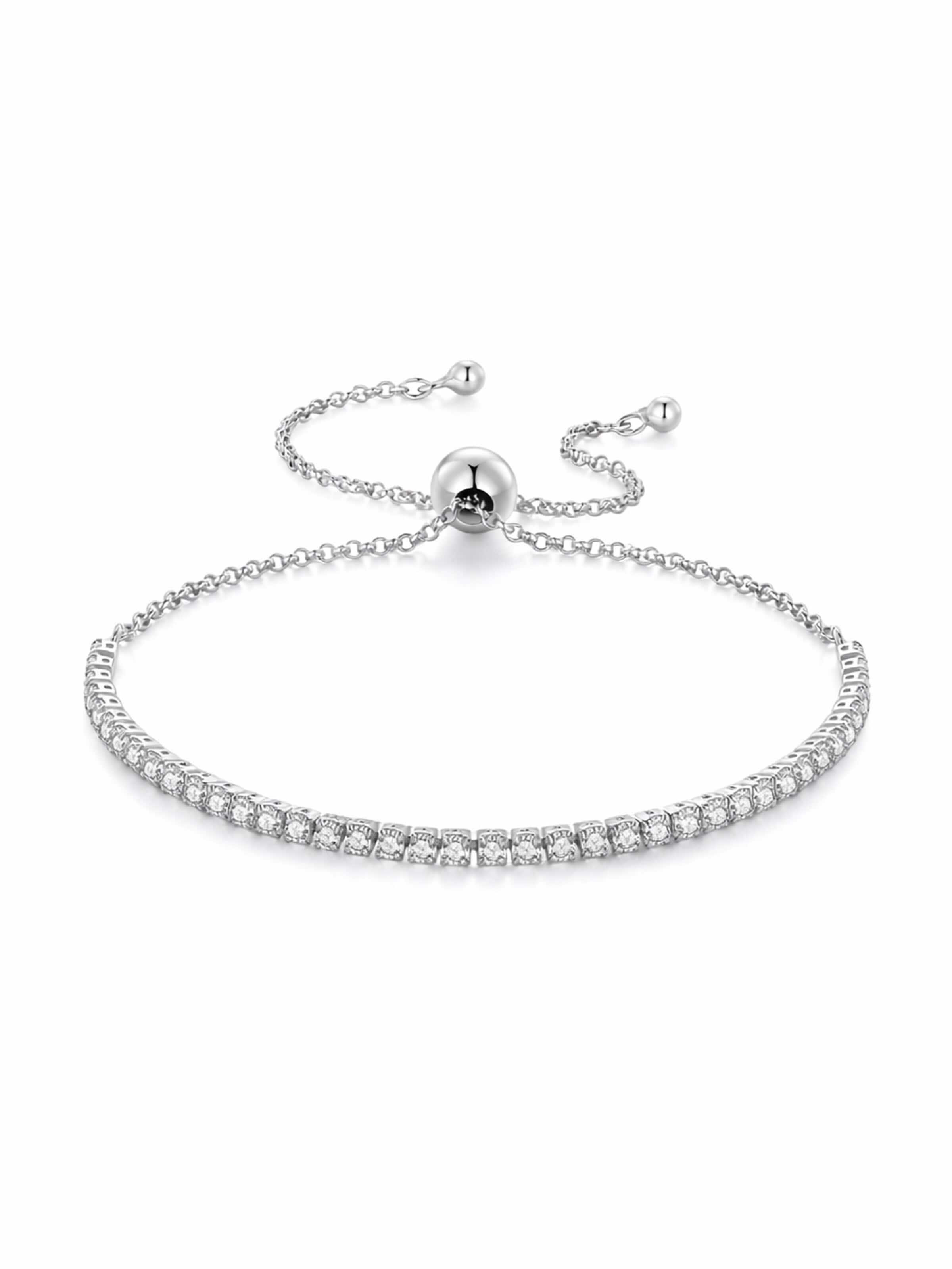 Staufergold Bracelet 'Lichtspur' in Silver: front