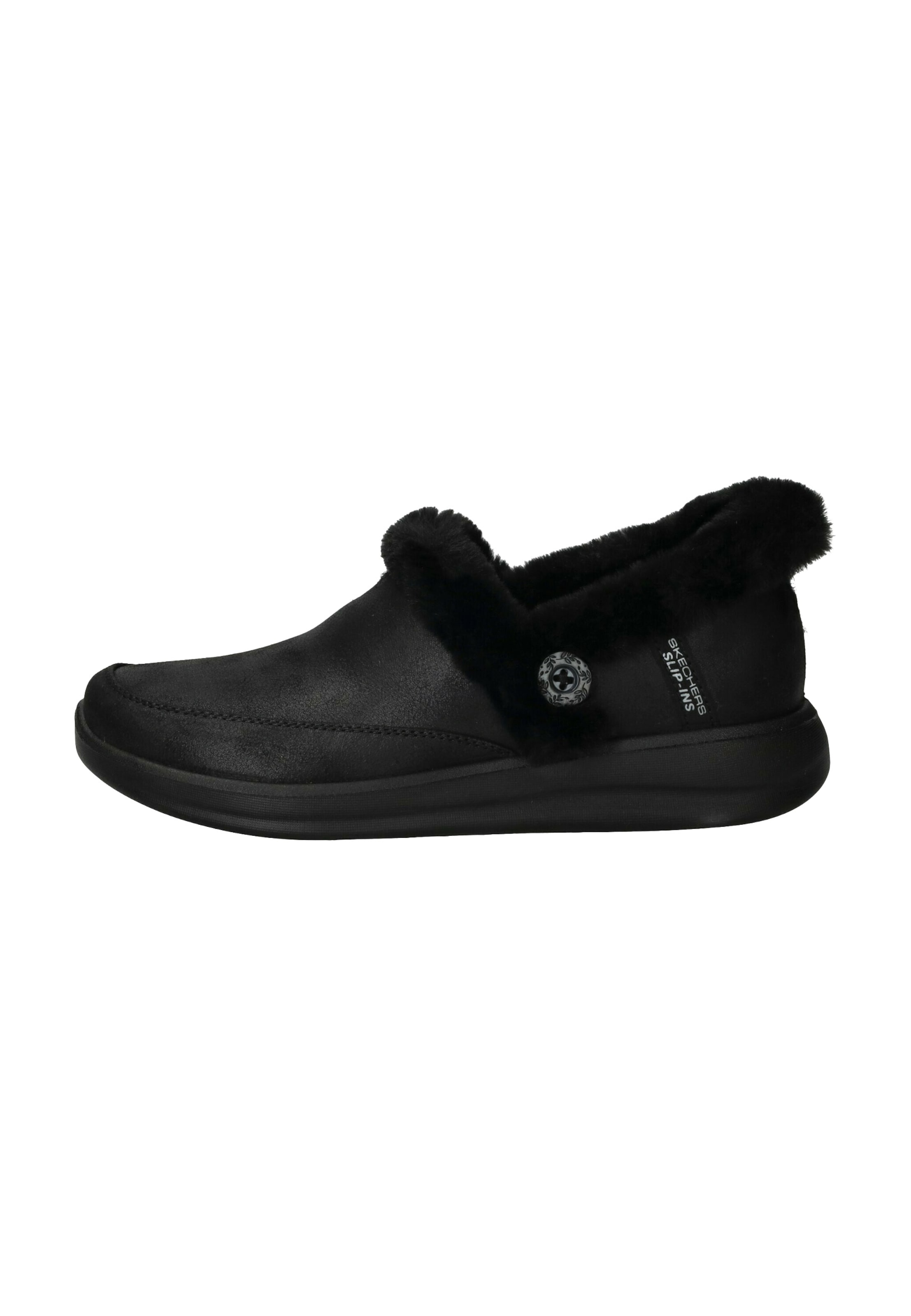 Pantoufle 'Cozy Escape' SKECHERS en noir : devant