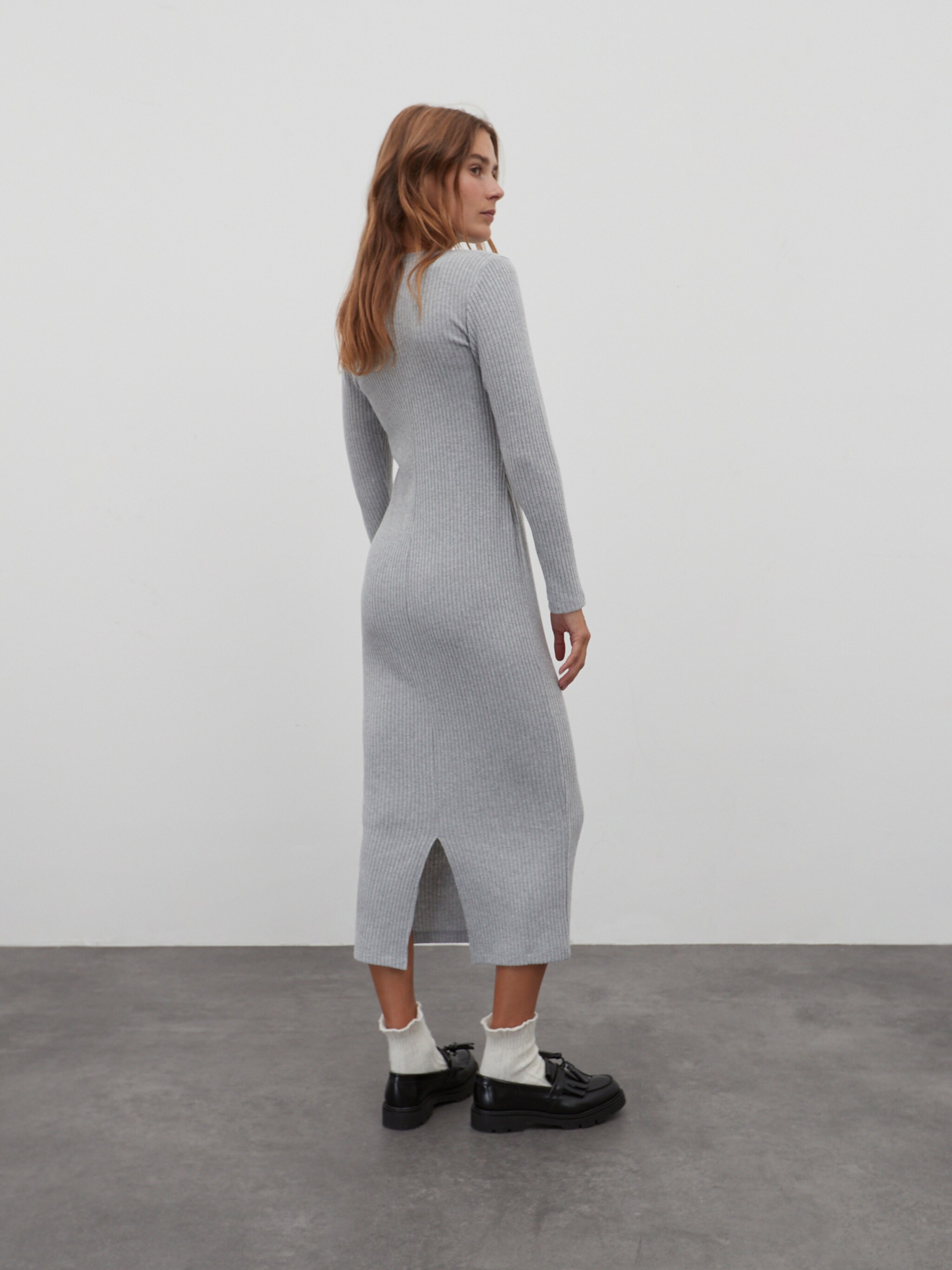 EDITED Produits Robe 'Cleo' gris chiné