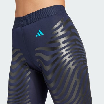 Skinny Pantalon de sport 'Adizero' ADIDAS PERFORMANCE en bleu