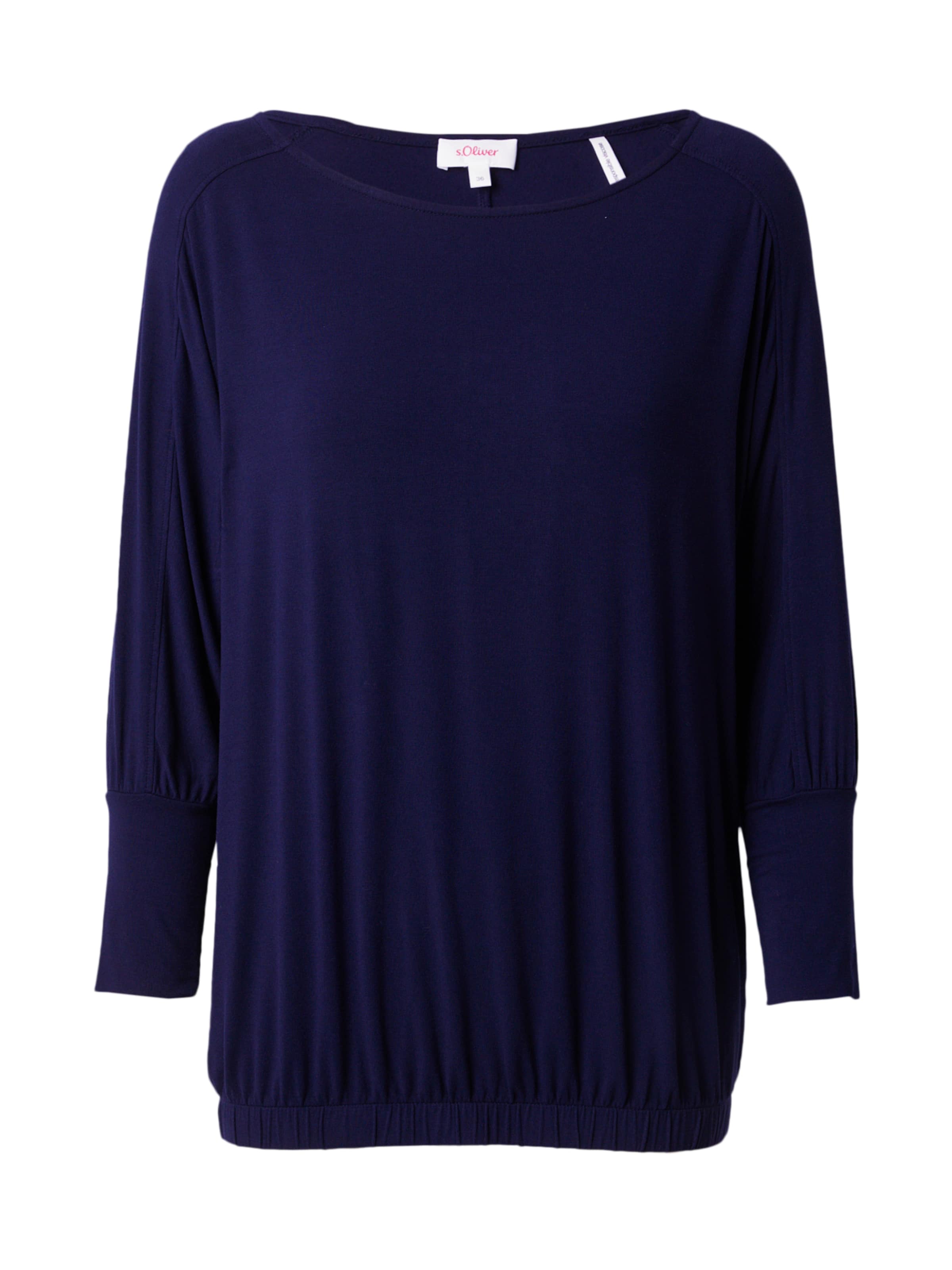s.Oliver Shirt in Blauw: voorkant