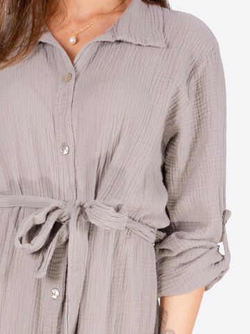 Robe-chemise 'Victoria' Seasons of April en gris