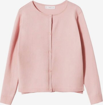 Cardigan 'Emma' MANGO KIDS en rose : devant