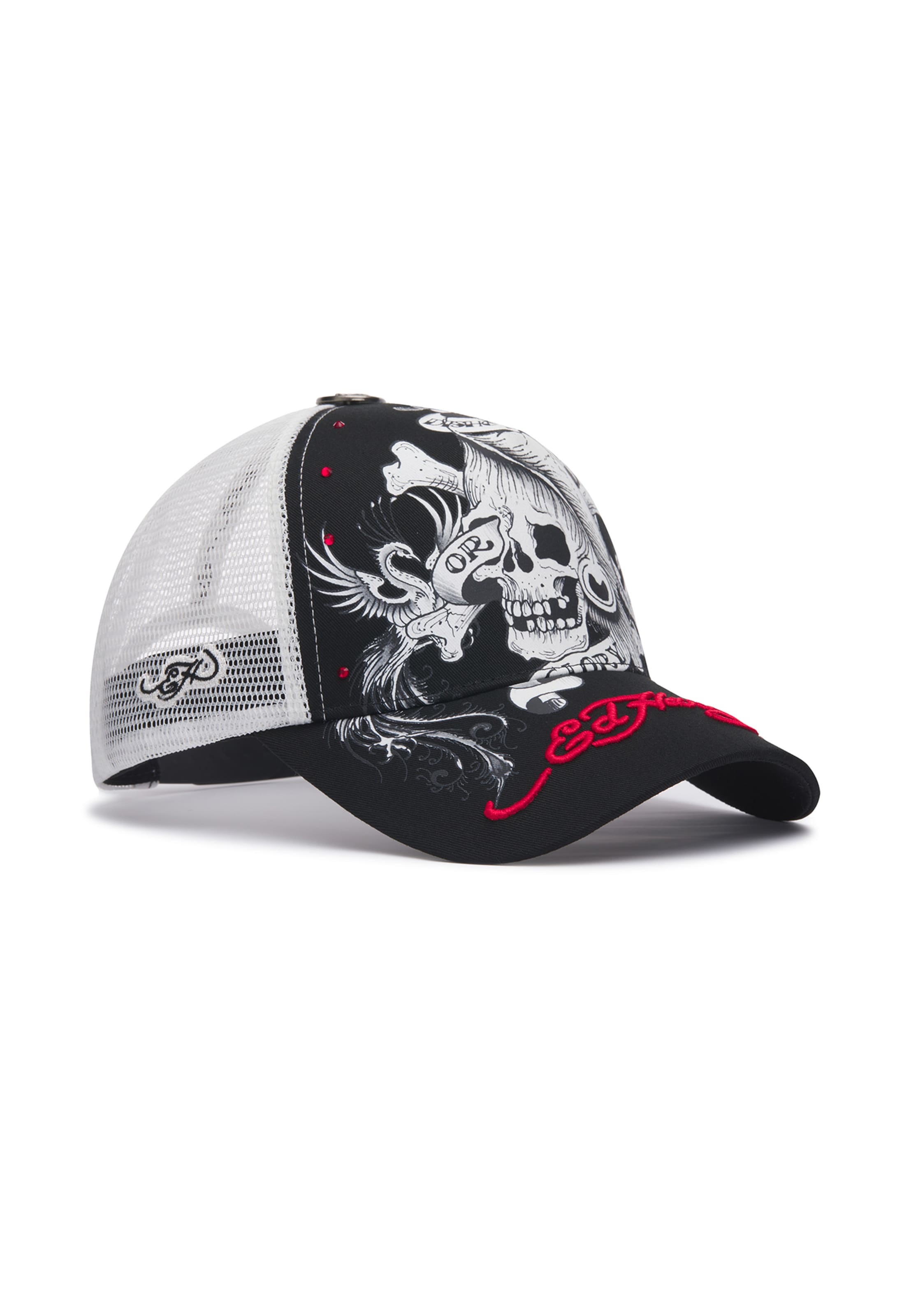 Șapcă 'Death Or Glory 93' de la Ed Hardy pe negru