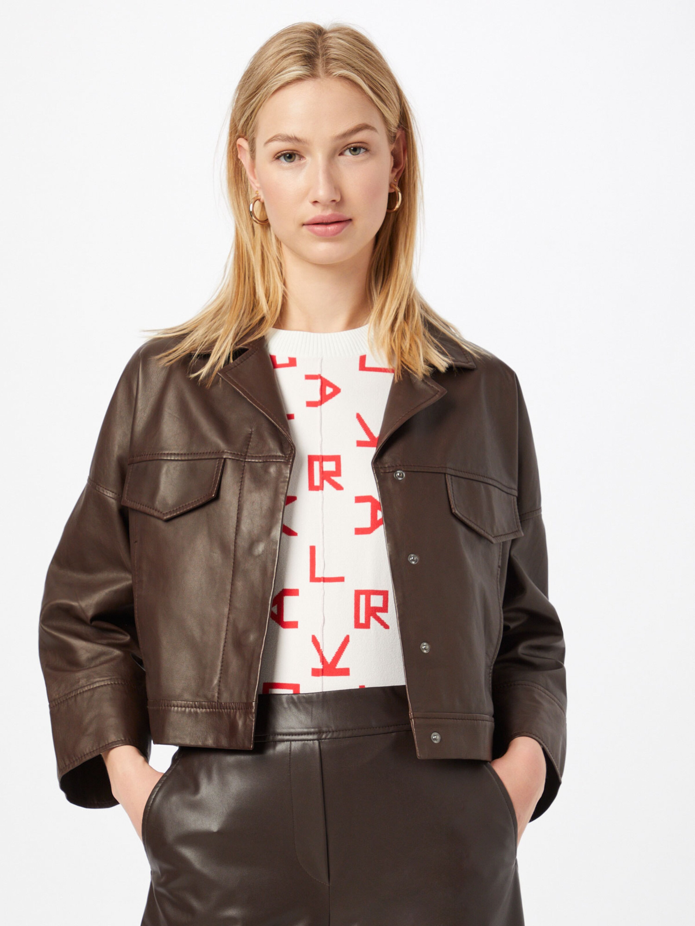 topshop western pu jacket