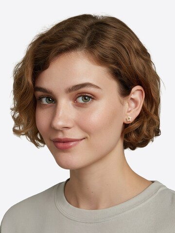 Sofia Milani Ohrringe 'Star'‌‌‌‌‌‌‌‌‌ in Gold: Vorderseite