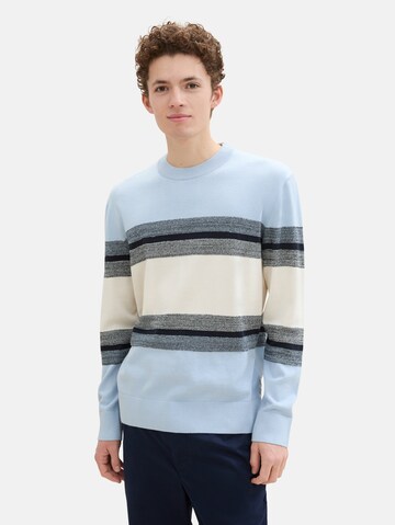 TOM TAILOR DENIM Sweater in Blue: front