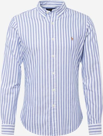 Polo Ralph Lauren Slim Fit Hemd in Blau: predná strana