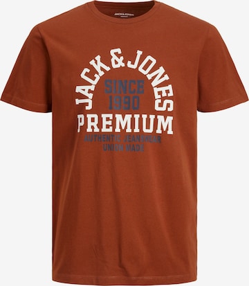 Maglietta 'BOOSTER' di JACK & JONES in marrone: frontale