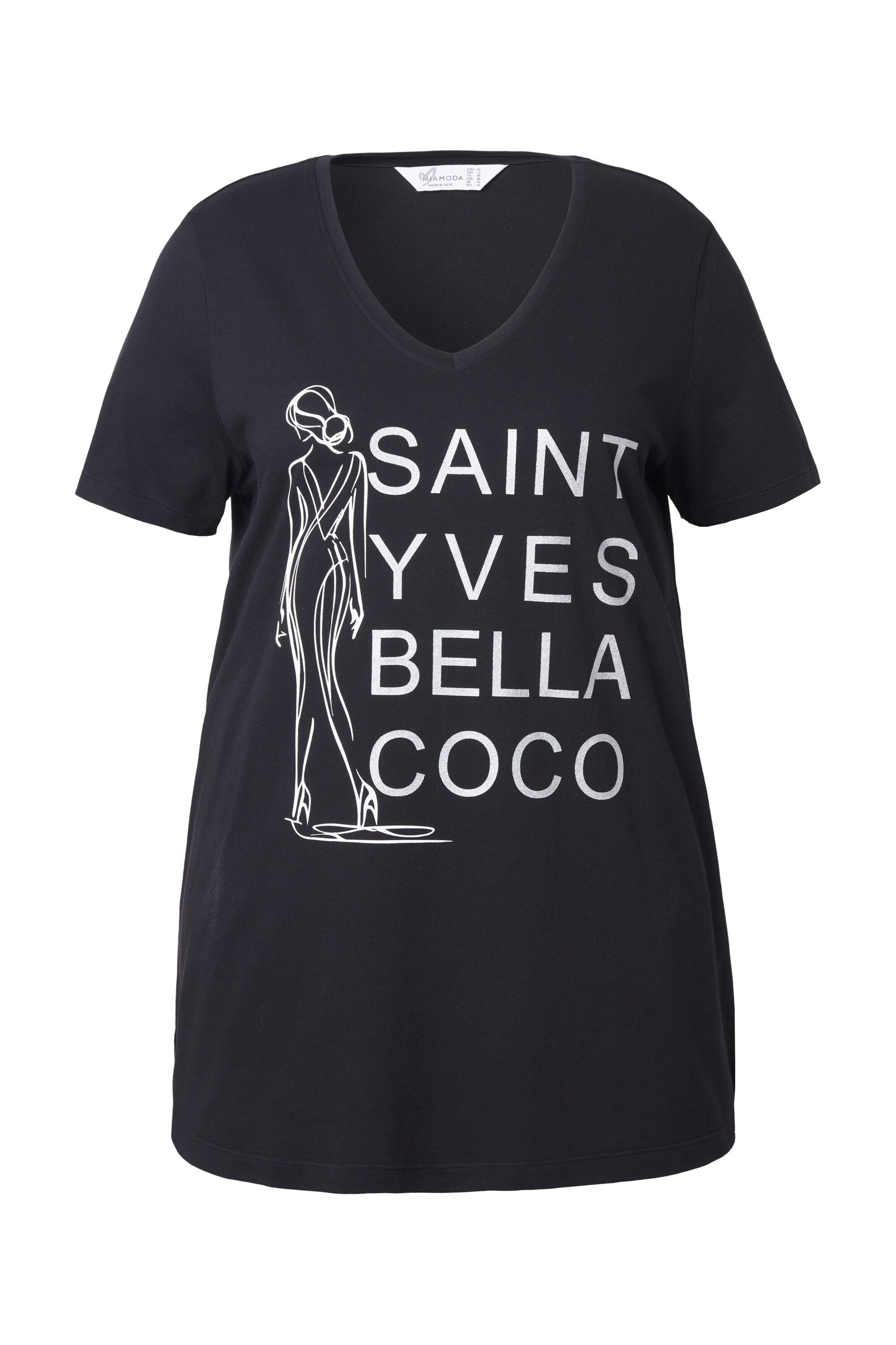 MIAMODA Shirt in Black: front