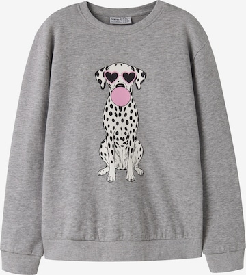 NAME IT Sweatshirt 'NKFVASACHA' in Grey: front