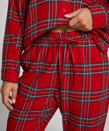 Hunkemöller Pyjamabroek in Rood