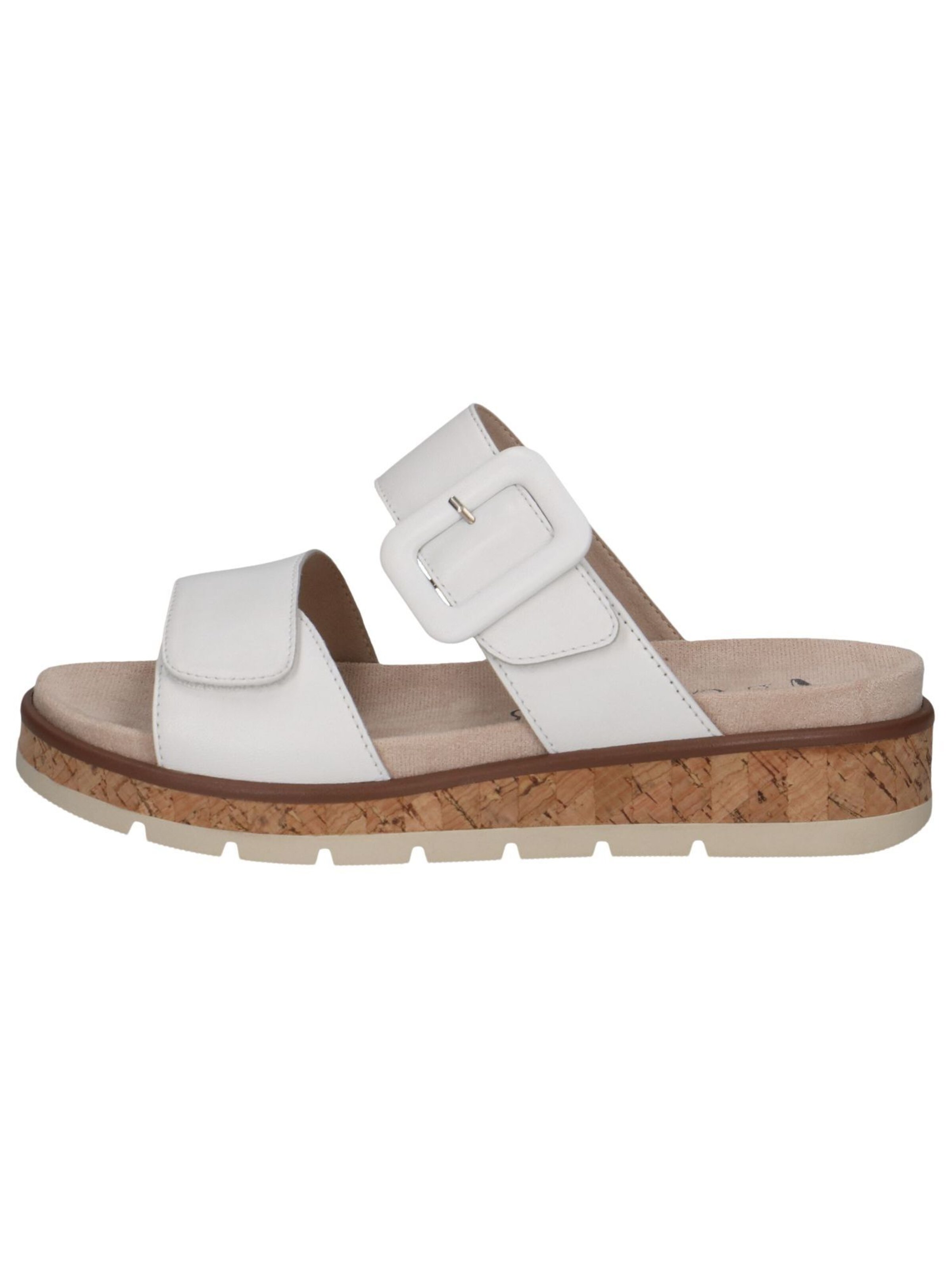 CAPRICE - Sapato aberto em branco