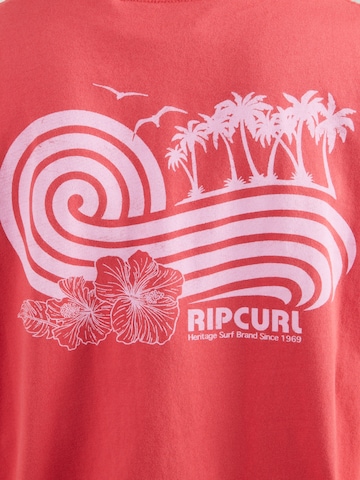 RIP CURL - Camiseta 'OCEAN BREAK' en rojo