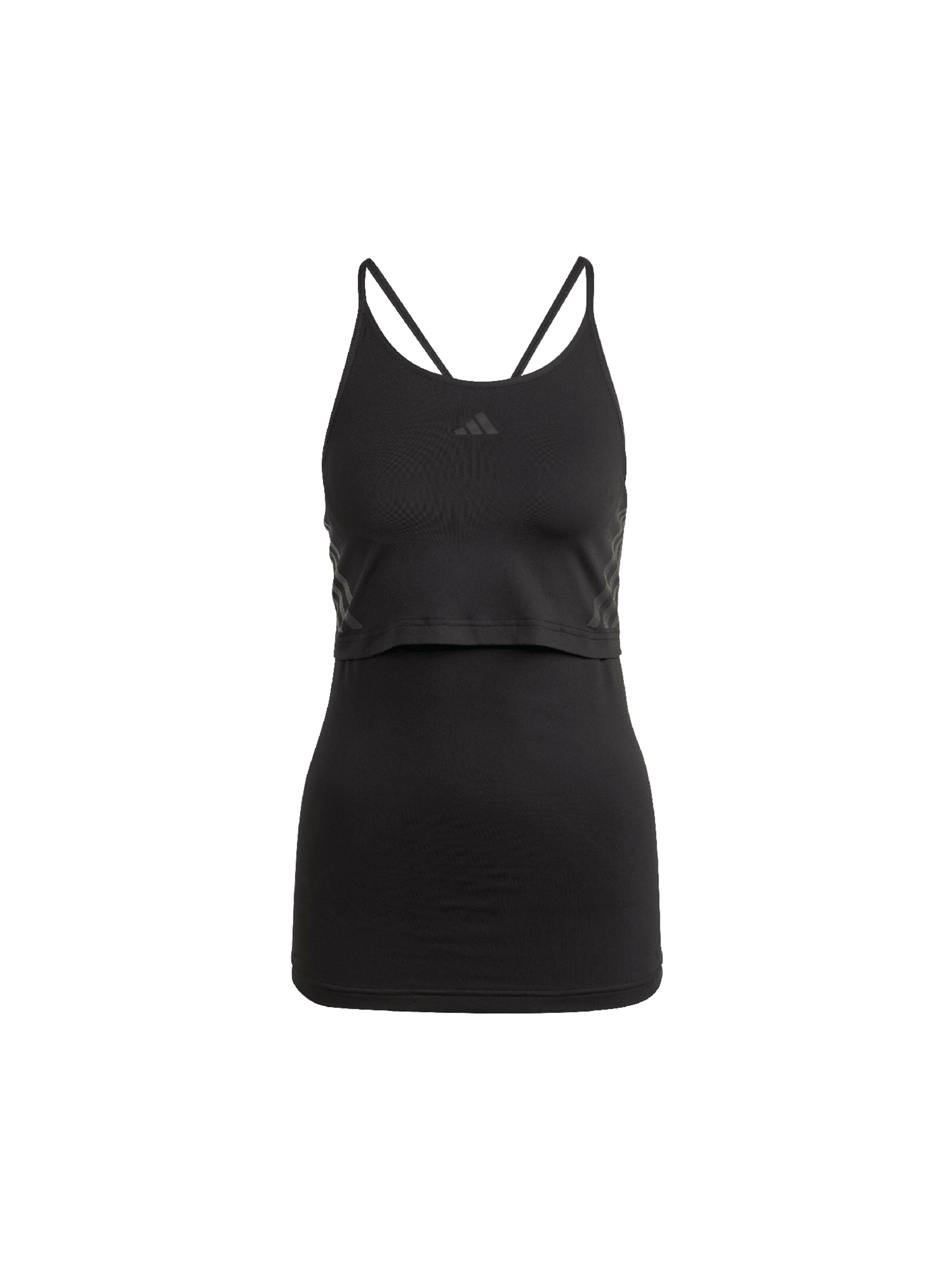 Haut de sport ADIDAS PERFORMANCE en noir : devant