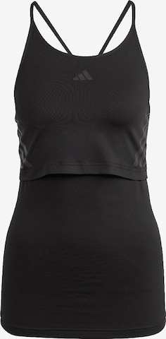 Haut de sport ADIDAS PERFORMANCE en noir : devant