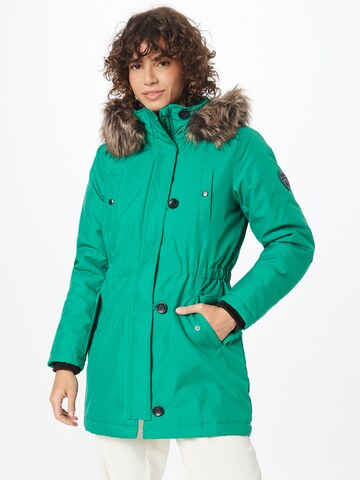 ONLY - Parka de inverno 'Iris' em verde: frente