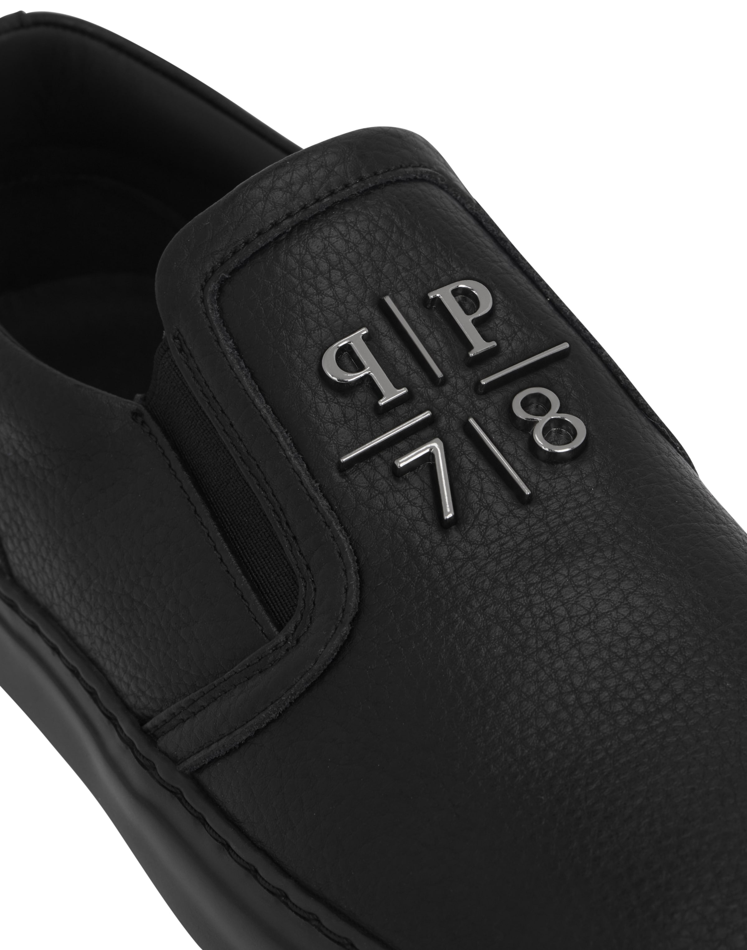 Philipp Plein Slip-ons in Zwart