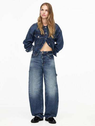 Pull&Bear Loosefit Jeans i blå