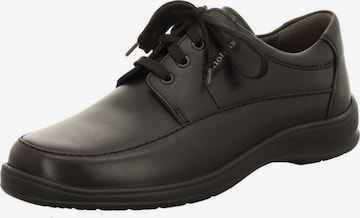Chaussure à lacets 'Schnürschuh Herren Ezard schw 9000 Glattleder in schwarz' MEPHISTO en noir : devant