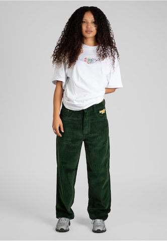HOMEBOY Loose fit Trousers in Green