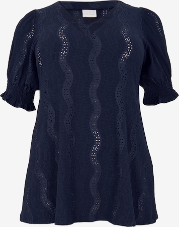 Yoek Tunic in Blue: front