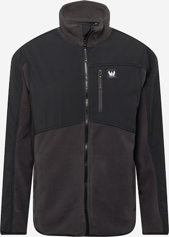 Whistler Athletic Fleece Jacket 'Evo' in Grey: front