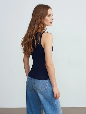 Dilvin Blusen in Blau