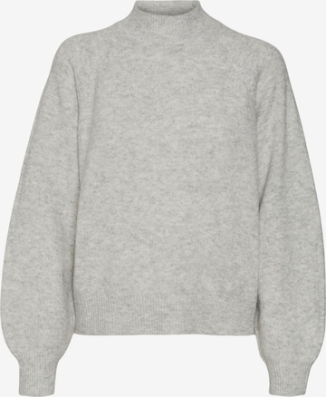 VERO MODA Pullover 'Leaf' in Grau: Vorderseite