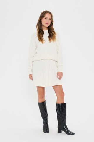 SAINT TROPEZ Sweater 'SZ Gela' in White