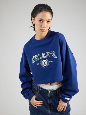 Karo Kauer Sweatshirt in Blauw: voorkant