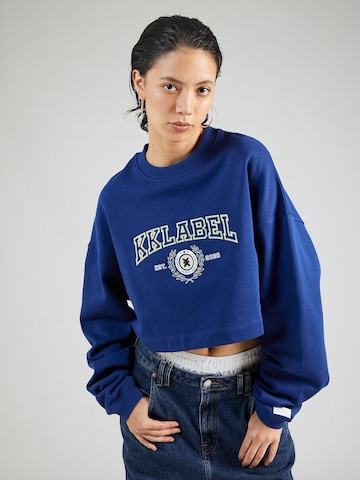 Karo Kauer Sweatshirt in Blauw: voorkant