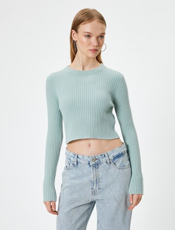 Koton Sweatshirt in Grün: Vorderseite