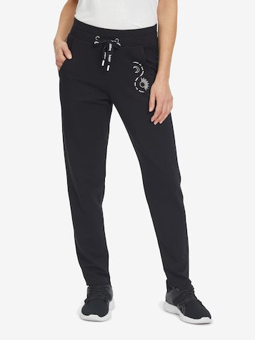 Coupe slim Pantalon fonctionnel Betty Barclay en noir : devant