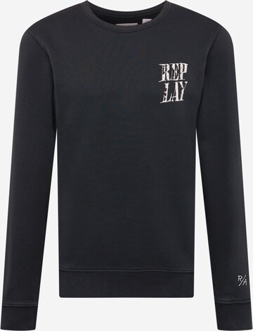 REPLAY Sweatshirt in Schwarz: predná strana