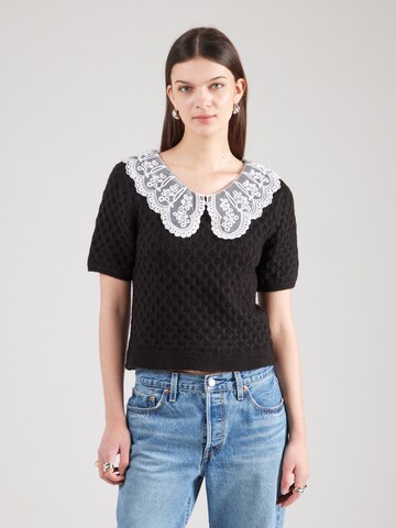 Pullover di Miss Selfridge in nero: frontale