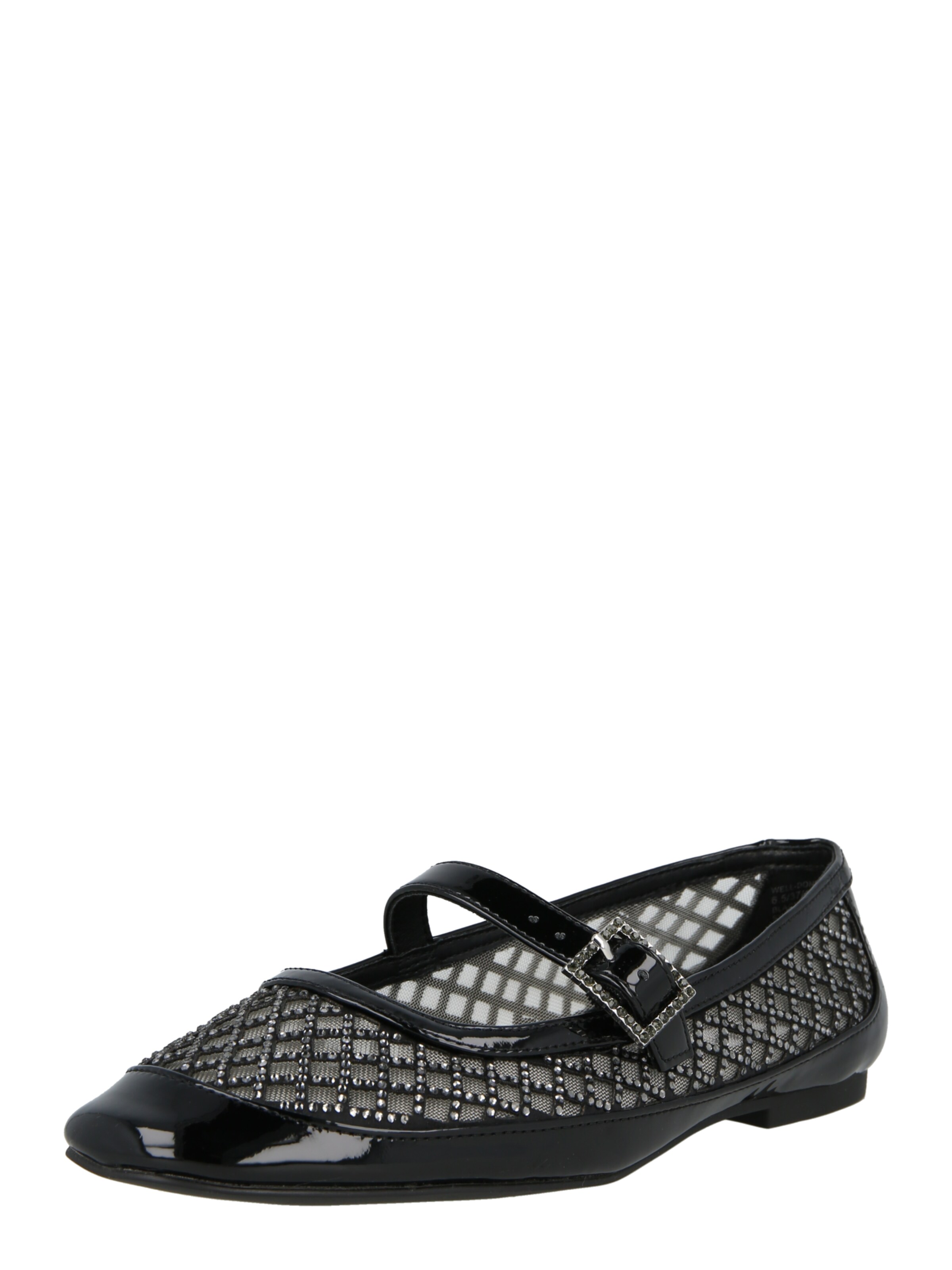 STEVE MADDEN Rihmaga baleriina 'Well-Done', värv must: eest vaates