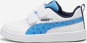 PUMA Sneaker ''Courtflex v2 Woods' i vit: framsida