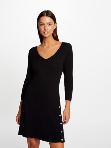 Morgan Knitted dress in Black: front