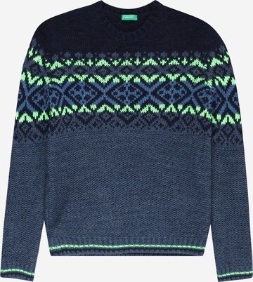 Pull-over UNITED COLORS OF BENETTON en bleu : devant